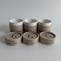 Vente en gros de cylindres d'emballage pour thé et café, écologiques, de luxe, personnalisés, avec couvercle, biodégradables, recyclables, faits à la main, de haute qualité, sur mesure
