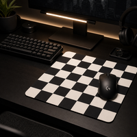 Tapis de souris en caoutchouc vierge personnalisé de haute qualité pour sublimation, idéal pour le bureau et le gaming