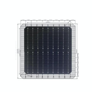 เซลล์แสงอาทิตย์ HJT ขนาด 156x156 มม. 158x158 มม. สำหรับแผงโซลาร์เซลล์ - Product Image 1