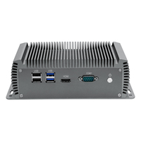 Heap Box PC i7 i5 I3 Barebone System 4GB/8GB/16GB, ordenador de escritorio RS232 RS485 12V, Mini PC industrial sin ventilador
