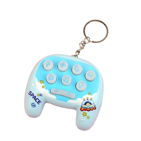 Accessoire porte-clés interactif créatif Jouet de jeu de poche lumineux avec console de jeu cadeau nouveauté amusante martelée