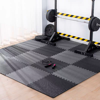Tapis de sol d'exercice Hydefoam en mousse EVA souple antidérapante emboîtable, 9 mm d'épaisseur, 60 cm, pour protection de surface au sol - Prix usine
