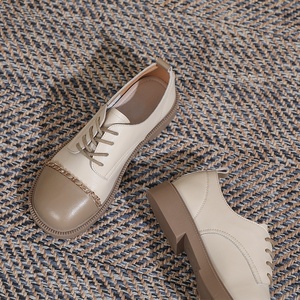 Eleganti Mocassini Mary Jane da Donna in Stile Francese, Scarpe in Microfibra con Lacci, Tacco Grosso, Suola Morbida, Leggere per l'Estate, con Cinturini <span class=keywords><strong>AHMED</strong></span> - Product Image 3