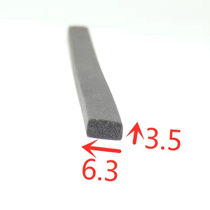 Tự Dính Cách Nhiệt Cao Su EPDM Bọt Cao Su Niêm Phong Dải Vuông Miếng Bọt Biển Không Thấm Nước Gasket Màu Đen Cho Cửa Tủ Con Dấu - Product Image 2
