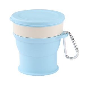 Stock Collapsible Travel Mug Lightweight Silicone Cup Leak-Proof <b>Lid</b> Dishwasher <b>Microwave</b> Safe Heat-Resistant Portable Outdoor - Product Image 6