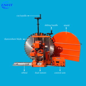 Machine à découper les murs solides électriques pour la construction de bâtiments, rainurage et découpe des murs - Product Image 2