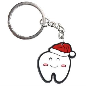 Soododo 2026 Llavero Promocional Flexible con Forma <span class=keywords><strong>de</strong></span> Corazón, Diseño <span class=keywords><strong>de</strong></span> Anime Dental Saludable, Impresión Offset en Metal y PVC - Product Image 5