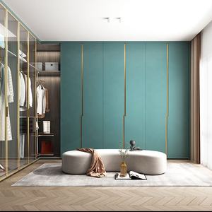 Armario de diseño moderno personalizable Sofeyia, casilleros profundamente personalizados para <span class=keywords><strong>muebles</strong></span> de dormitorio, apartamentos, Panel Villas - Product Image 1