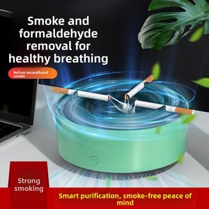 Purificatore d'Aria Elettrico 2-in-1 Personalizzato, Design Moderno, Posacenere Intelligente Multifunzionale, Filtro Anti-Fumo <span class=keywords><strong>per</strong></span> Casa, Auto, Ufficio - Product Image 4