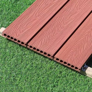 Tarima Exterior Impermeable de WPC, Madera Plástica Compuesta para Exteriores, Tablero de Terraza con Relieve 3D de Grano de Madera - Product Image 4