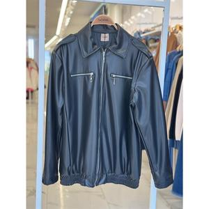 Sobe Women's <b>Racer</b> <b>Jacket</b> Black Windproof Woven Leather Style - Product Image 2