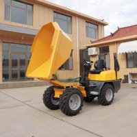 Dumper agricole de commande de roue de 4X4 1500kg Mini Dumper tous terrains Dumpers et transporteurs en vente