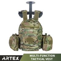 Gilet tactique en polyester 1000D camouflage professionnel, vente chaude du fabricant, en stock