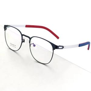 Montures de lunettes de sport ultra-légères en acier inoxydable à monture complète <span class=keywords><strong>2022</strong></span> Lunettes ovales de style nouveau été avec vis 2212 - Product Image 3