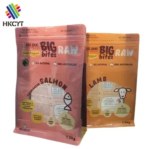 Customize Flat Bottom Bag Easy Tearing Zipper Packaging Aluminium Foil Coffee Bag With Valve