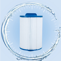Cartucho de Filtro para Piscina Exterior HeeYoo HY6CH-940 PET Azul+Blanco 6" X 8.1/4" Repuesto para Sistema de Filtro de Piscina Doméstica
