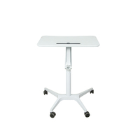Bureau simple, portable et mobile avec hauteur réglable. Table de bureau.
