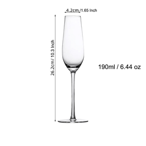Copas de Champán de Cristal Grabadas con Logotipo Personalizado, Juego de Regalo en Caja de Madera con Tapa Deslizante - Product Image 3