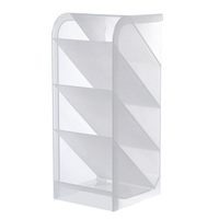 Organisateur de rangement de bureau, boîte à cartes crayon, conteneur pour les fournitures de bureau, Table de vanité