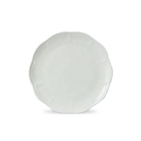Nouveau design Offre Spéciale assiettes et plats en porcelaine céramique blanche ronde en porcelaine à os émaillé
