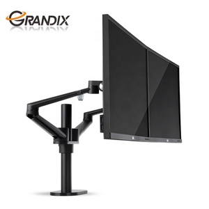 Pieno Articolazione Regolabile in Altezza Morsetto Da Tavolo A Doppia <span class=keywords><strong>Monitor</strong></span> Desk Mount Supporto 2 Supporto Del <span class=keywords><strong>Monitor</strong></span> - Product Image 3