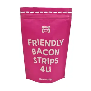 Paquete de papel Kraft de pie de grado alimenticio personalizado, bolsas con cierre hermético, cono de manteca de karité, anacardos, bolsa de plástico Pe