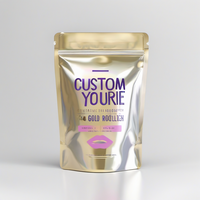 Sachet Doypack Personnalisé Imprimé Métallisé Refermable avec Fermeture Éclair et Valve Unidirectionnelle pour Snacks 320g, Emballage Alimentaire Mat Soyeux