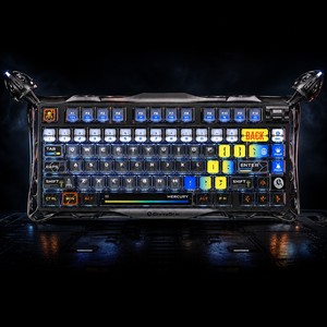 그라바스타 K1 프로 플래그십 팬텀 키보드 FR4 골드 PCB 5면 염료승화 메카니컬 스탠드 알로이 프레임 기계식 게이밍 키보드 - Product Image 2