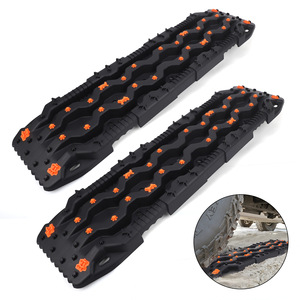 Off-Road Recovery <b>Boards</b> 2-Pack Nylon Black Orange For Snow Sand Mud <b>Mountain</b> Use - Product Image 1