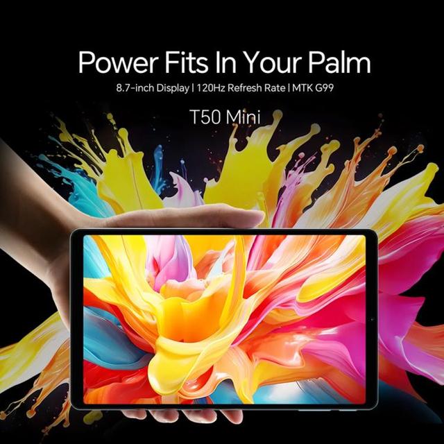 Best Price Teclast T50 Mini 4G LTE Tablet PC 8GB+128GB 8.7 inch Android 15 MediaTek Helio G99 Octa Core Support Dual SIM