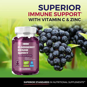 גומי אלדרברי עם אבץ וויטמין C למבוגרים תמיכה חיסונית טבעית תוסף רב מינרלים רב עוצמתי - Product Image 3