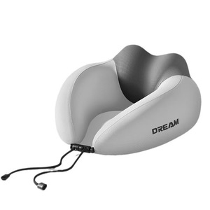 <span class=keywords><strong>Almohada</strong></span> de forma de memoria en forma de U <span class=keywords><strong>Almohada</strong></span> de cuello de avión almacenable portátil para viajes con sensación fresca para uso al aire libre - Product Image 1