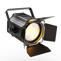 Luces LED COB Par de 200W con Barndoor, Focos Lineales Blancos Cálidos y Fríos, Luces DMX para Escenario, Fiesta, Concierto