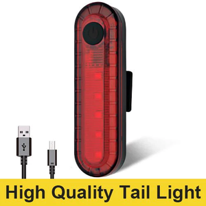 Custom Logo <b>USB</b> <b>Rechargeable</b> Bike Tail <b>Light</b> 4 Modes COB LED High Brightness Promotional Gift Universal Elastic Strap Rear Lamp - Product Image 3
