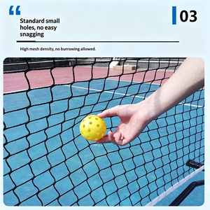 Filet de pickleball standard de 6,7 m avec roues, portable, installation rapide, <span class=keywords><strong>maille</strong></span> en polyester robuste, motif uni, pour compétition et entraînement - Product Image 5