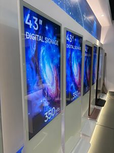 Aiyos Wifi LCD Totem kiosk trong nhà tầng thường vụ kỹ thuật số máy nghe nhạc quảng cáo với 24/7 hoạt động & USB nội dung cập nhật - Product Image 3