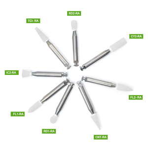 Fresa Blanca para Pulido de Composite Dental de Baja Velocidad, Forma de Cono Redondo - Product Image 1