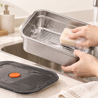 Ensemble de 8 boîtes alimentaires empilables en acier inoxydable, boîtes à lunch réutilisables pour le transport en extérieur, le camping, les pique-niques et la préparation des repas