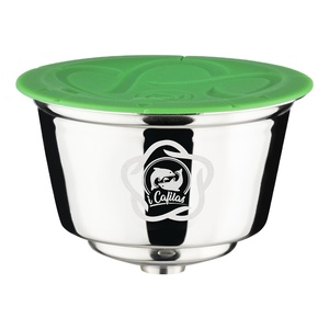 Mise à niveau <span class=keywords><strong>Vert</strong></span> Réutilisable Pour Acier <span class=keywords><strong>Dolce</strong></span> <span class=keywords><strong>Gusto</strong></span> Café <span class=keywords><strong>Capsule</strong></span> Plastique Machine Filtre Rechargeable Faire Conserver la meilleure faveur de café - Product Image 1