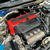 Penutup mesin karbon OEM untuk 02-08 Accord CL7-pas untuk 2.0 K20A Euro r-ringan dan tahan panas