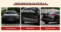 Kit carrosserie AMG pour conversion et mise à niveau de la carrosserie CLA W118, pare-chocs modifié pour Mercedes Benz Classe GLA W118 2020-2024
