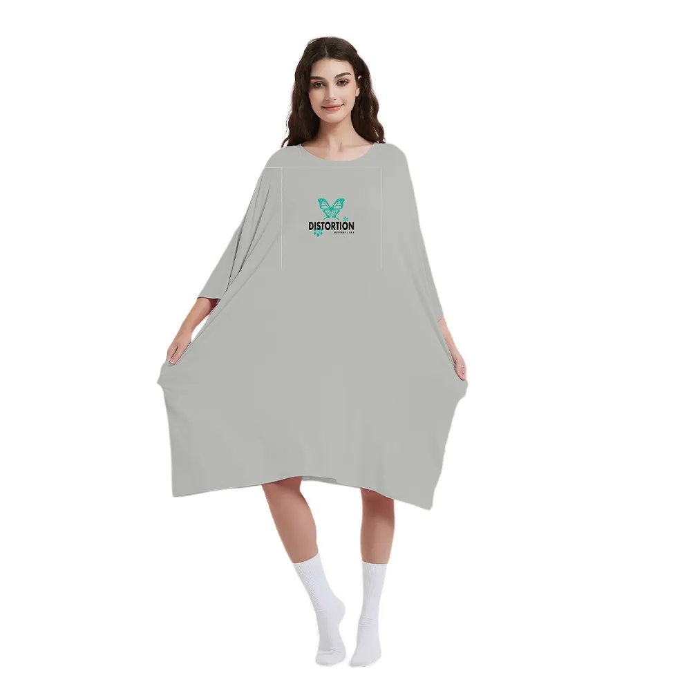 China Clothing Factory Soft Bamboo Pajamas Night Oversize T-Shirt Sleepwear Sleep Dress Nightgowns Women Sleep Tee