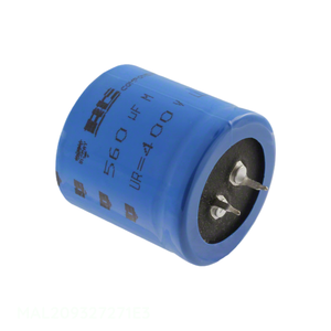 Condensador Original CAP ALUM 270UF 20% 450V SNAP TH 270 uF de Montaje a Través de Orificio MAL209327271E3 - Product Image 1