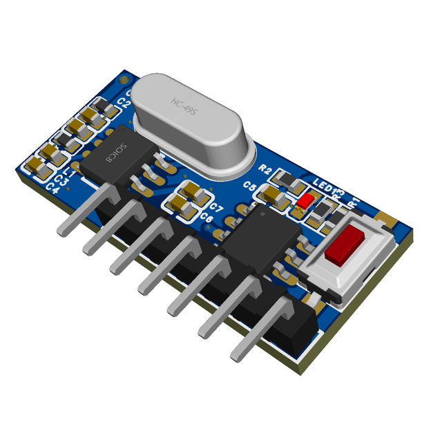 Wireless Rf Data Receiver Rolling Code Remote Control Receiver 433mhz Rf Module Modulo Codificador Rf 433 mhz 433mhz Hcs301