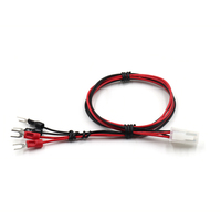 Câble personnalisé JST Micro 4,2 mm 4 broches vers borne de type U, faisceau de câbles électroniques en PVC avec conducteur en cuivre pur, conforme RoHS
