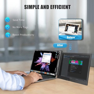 Monitor portátil <span class=keywords><strong>de</strong></span> 13,3 pulgadas, pantalla extendida para ordenador portátil, 1080P, FHD, IPS, para teléfono inteligente - Product Image 4