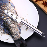 Détartreur d'écailles de poisson en acier inoxydable écailleur manuel grattoir d'écailles de poisson unique