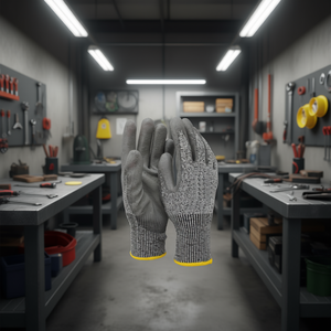 Guantes de Polietileno Resistentes a Cortes Ttake Talla 8 con Recubrimiento de Poliuretano para Uso Industrial - Product Image 3