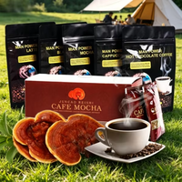 Café Latte Énergisant Noir Personnalisé OEM avec Extrait de Maca - Boisson Énergisante pour Hommes