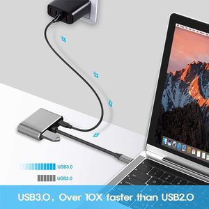 Adaptador SYONG de Tipo C a HDMI 4 en 1, HUB USB C con HDMI 4K, <span class=keywords><strong>VGA</strong></span>, Tipo C y Puerto de Carga USB 3.0, HUB USB - Product Image 5